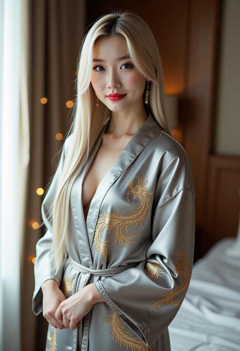 正在补线的传统影壁纹样