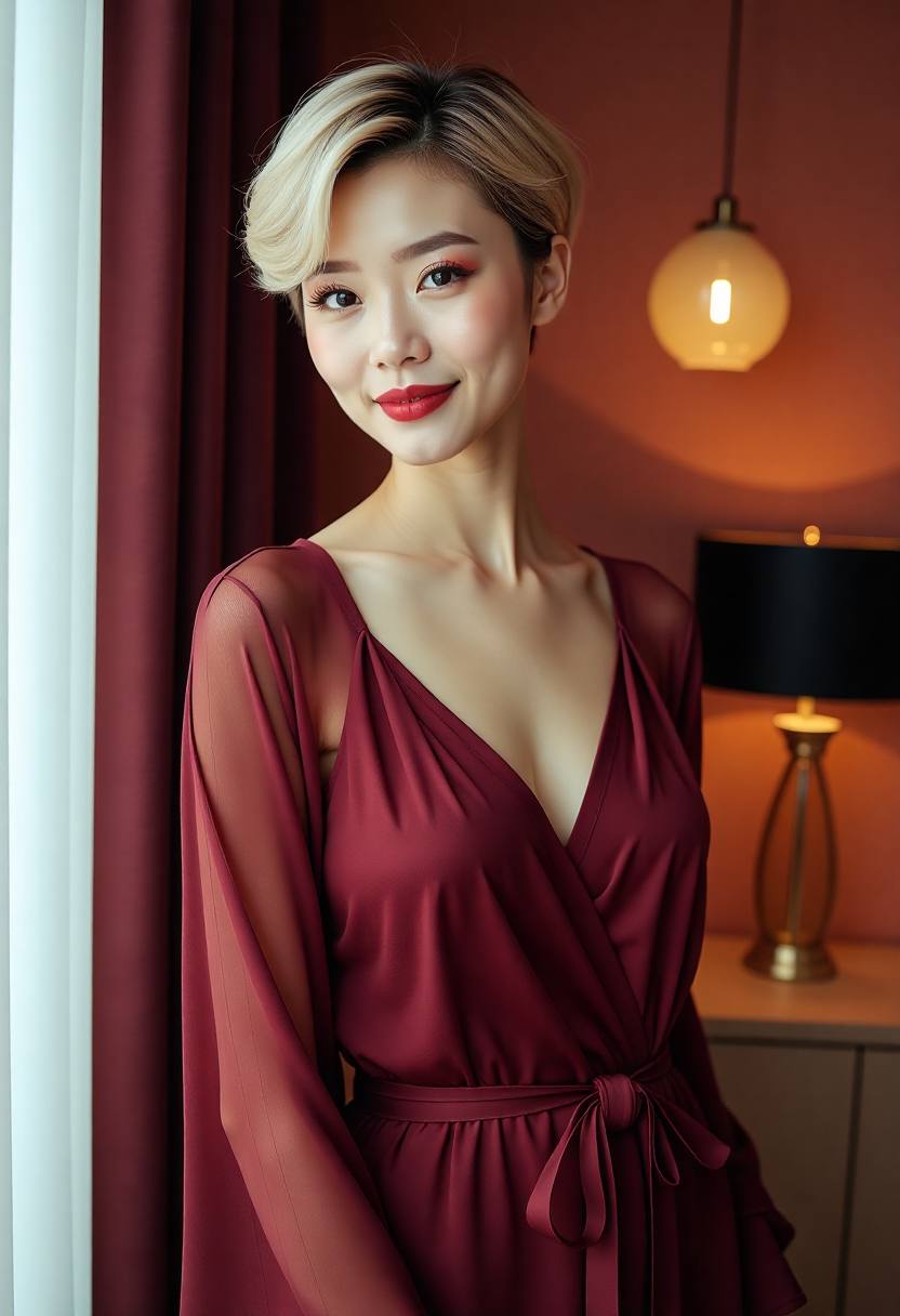 修缮后的胡同门楼与影壁